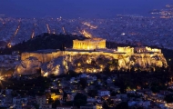 Atenas à noite